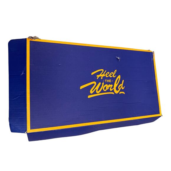 NEW Heel The World Women's Nude Pointed Toe Lace Up Low Block Heels Size 11 - Picture 9 of 11